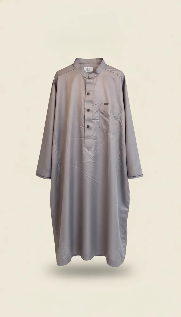 Qamis Gris-Bleu — Emirati Dubai (EBE) — GKDS Étampes